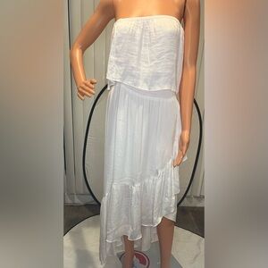 12th Tribe White Maxi Skirt